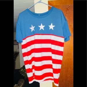 Red, White & Blue Shirt